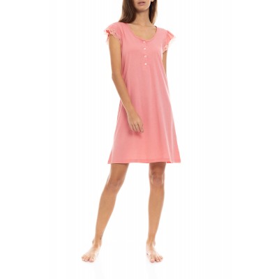 S1397 - Type - NIGHTGOWN SOLID BLOOMING NIGHTS- (S1397)