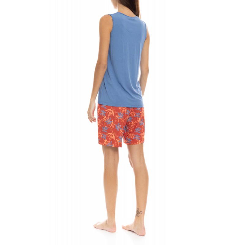 S1402 - Type - PYJAMA SHORTS BLOOMING FLOWER- (S1402) S1402 - Type - PYJAMA SHORTS BLOOMING FLOWER- (S1402)
