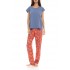 S1404 - Type - PYJAMA LONG PANTS BLOOMING FLOWER- (S1404)