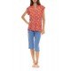 S1406 - Type - PYJAMA CAPRI PANTS BLOOMING FLOWER- (S1406) S1406 - Type - PYJAMA CAPRI PANTS BLOOMING FLOWER- (S1406)