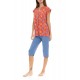 S1406 - Type - PYJAMA CAPRI PANTS BLOOMING FLOWER- (S1406) S1406 - Type - PYJAMA CAPRI PANTS BLOOMING FLOWER- (S1406)