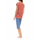 S1406 - Type - PYJAMA CAPRI PANTS BLOOMING FLOWER- (S1406) S1406 - Type - PYJAMA CAPRI PANTS BLOOMING FLOWER- (S1406)