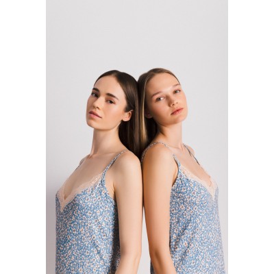 S1409 - Type - BABY DOLL BLUE FLOWER- (S1409)