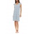 S1413 - Type - NIGHTGOWN BLUE FLOWER- (S1413)