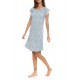 S1415 - Type - NIGHTGOWN BLUE FLOWER- (S1415) S1415 - Type - NIGHTGOWN BLUE FLOWER- (S1415)