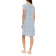 S1415 - Type - NIGHTGOWN BLUE FLOWER- (S1415) S1415 - Type - NIGHTGOWN BLUE FLOWER- (S1415)