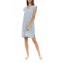 S1416 - Type - NIGHTGOWN BLUE FLOWER- (S1416)
