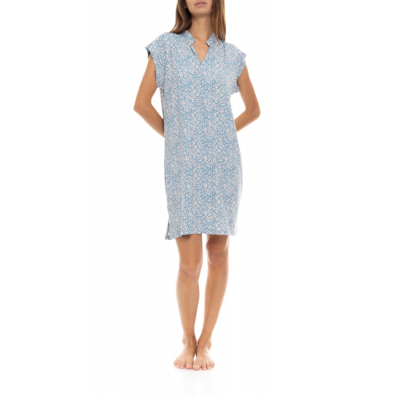 S1416 - Type - NIGHTGOWN BLUE FLOWER- (S1416) S1416 - Type - NIGHTGOWN BLUE FLOWER- (S1416)