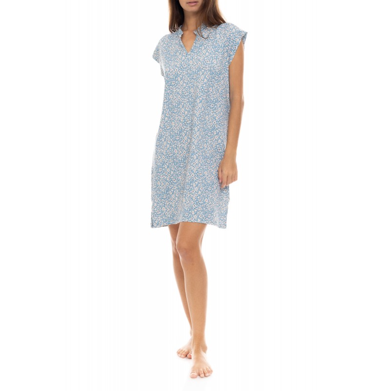 S1416 - Type - NIGHTGOWN BLUE FLOWER- (S1416) S1416 - Type - NIGHTGOWN BLUE FLOWER- (S1416)