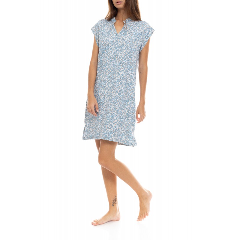 S1416 - Type - NIGHTGOWN BLUE FLOWER- (S1416) S1416 - Type - NIGHTGOWN BLUE FLOWER- (S1416)