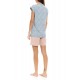 S1417 - Type - PYJAMA SHORTS BLUE FLOWER- (S1417) S1417 - Type - PYJAMA SHORTS BLUE FLOWER- (S1417)