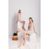 S1431 - Yacht Blue - NIGHTGOWN BAMBOO LACE- (S1431)