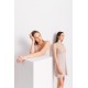 S1431 - Yacht Blue - NIGHTGOWN BAMBOO LACE- (S1431) S1431 - Yacht Blue - NIGHTGOWN BAMBOO LACE- (S1431)