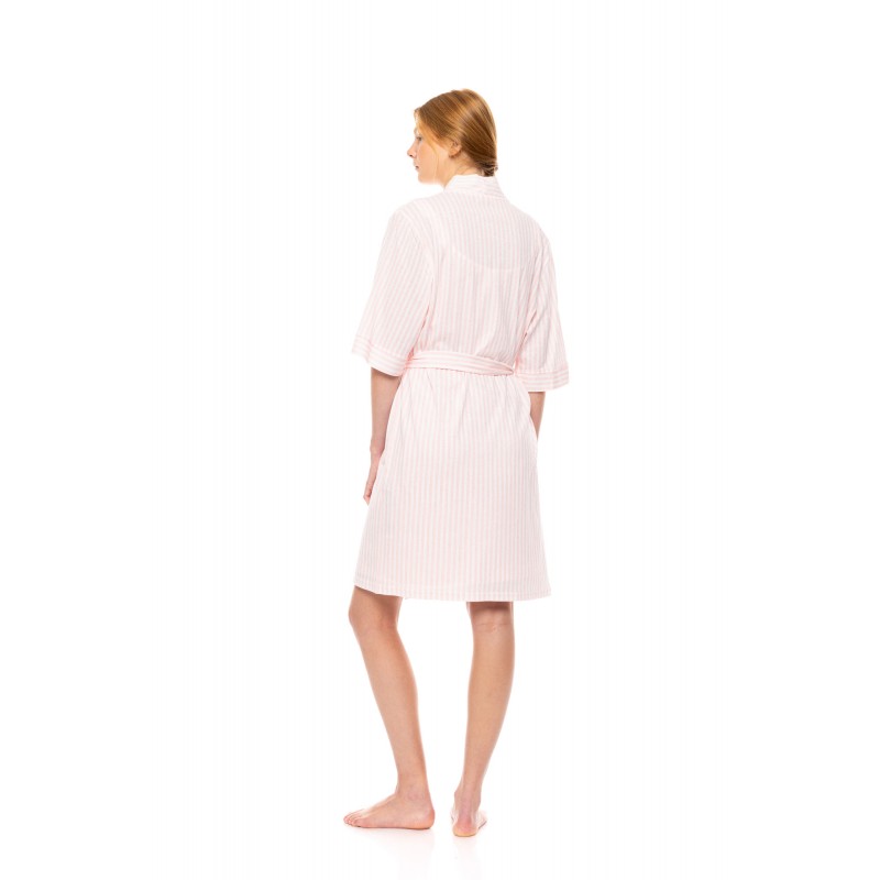 S1446 - Type - ROBE SOFT PINK STRIPE- (S1446) S1446 - Type - ROBE SOFT PINK STRIPE- (S1446)