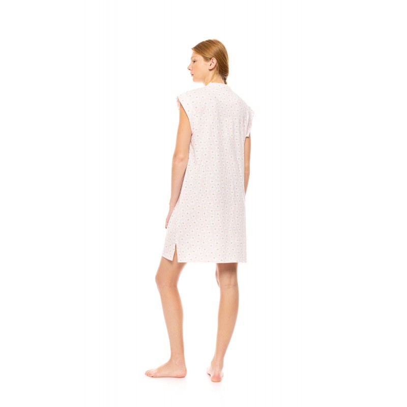 S1452 - Type - NIGHTGOWN PINK DAISY- (S1452)