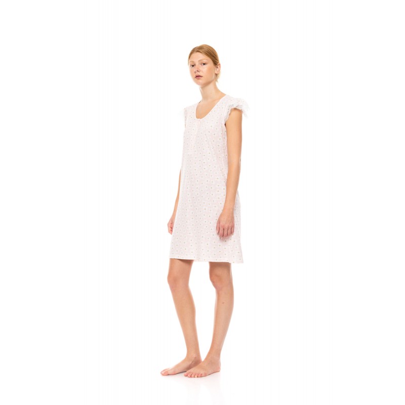 S1454 - Type - NIGHTGOWN PINK DAISY- (S1454) S1454 - Type - NIGHTGOWN PINK DAISY- (S1454)