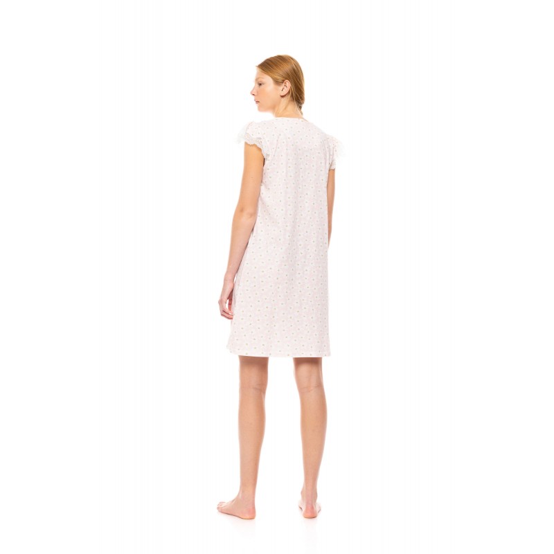 S1454 - Type - NIGHTGOWN PINK DAISY- (S1454) S1454 - Type - NIGHTGOWN PINK DAISY- (S1454)