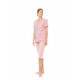 S1460 - Type - PYJAMA CAPRI LEOPARD ROSE- (S1460) S1460 - Type - PYJAMA CAPRI LEOPARD ROSE- (S1460)