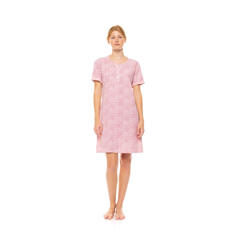 S1461 - Type - NIGHTGOWN LEOPARD ROSE- (S1461) S1461 - Type - NIGHTGOWN LEOPARD ROSE- (S1461)