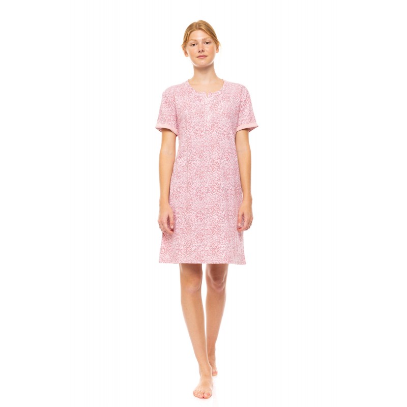 S1461 - Type - NIGHTGOWN LEOPARD ROSE- (S1461) S1461 - Type - NIGHTGOWN LEOPARD ROSE- (S1461)