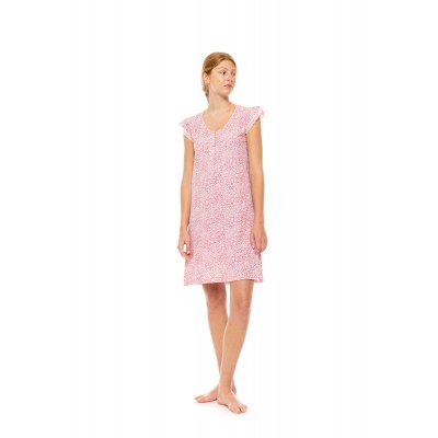 S1463 - Type - NIGHTGOWN LEOPARD ROSE- (S1463)