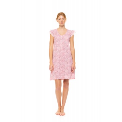 S1463 - Type - NIGHTGOWN LEOPARD ROSE- (S1463) S1463 - Type - NIGHTGOWN LEOPARD ROSE- (S1463)