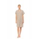 S1466 - Type - NIGHTGOWN BUTTONED MINT LEOPARD- (S1466)