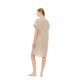 S1466 - Type - NIGHTGOWN BUTTONED MINT LEOPARD- (S1466)