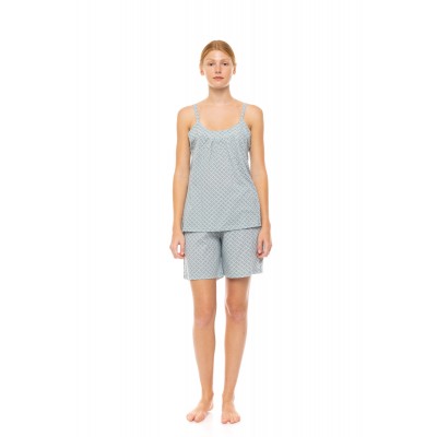 S1474 - Type - BABYDOLL FOREST GREEN GEO- (S1474)