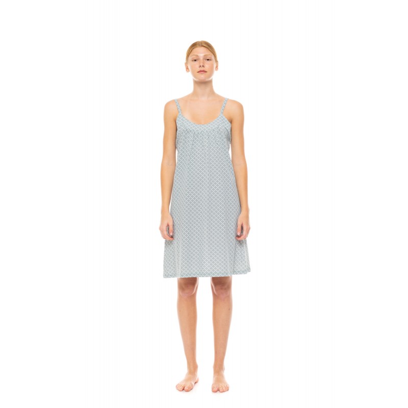 S1475 - Type - NIGHTGOWN FOREST GREEN GEO- (S1475) S1475 - Type - NIGHTGOWN FOREST GREEN GEO- (S1475)