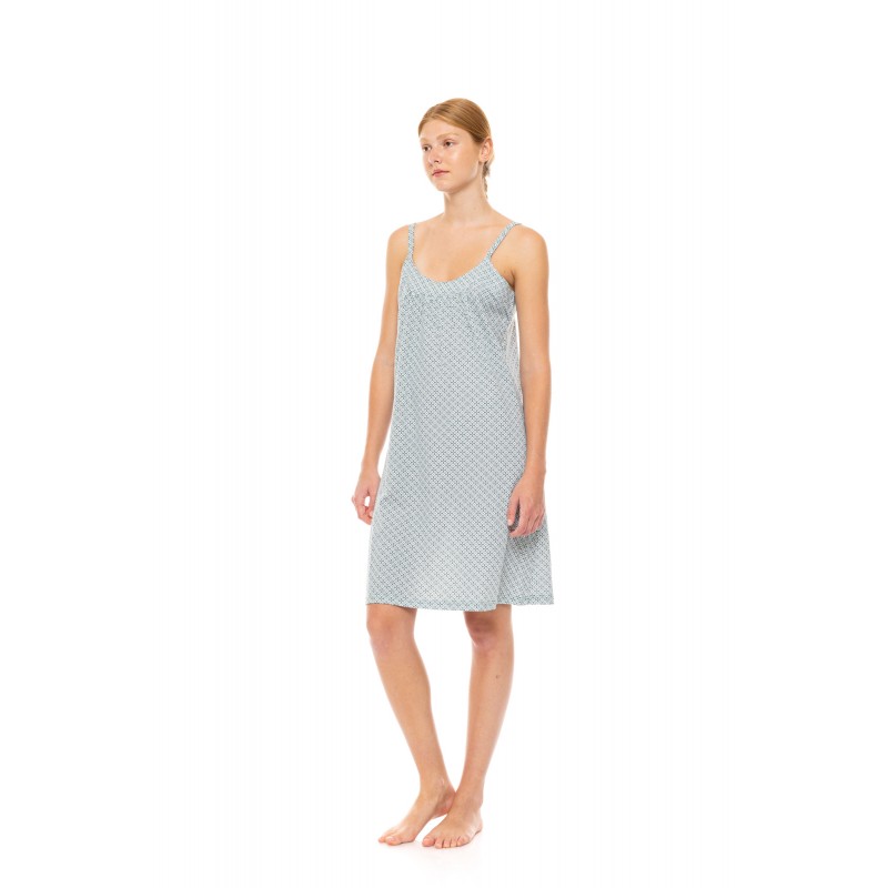 S1475 - Type - NIGHTGOWN FOREST GREEN GEO- (S1475) S1475 - Type - NIGHTGOWN FOREST GREEN GEO- (S1475)
