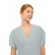 S1478 - Type - NIGHTGOWN V FOREST GREEN GEO- (S1478)