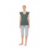 S1479 - Type - PYJAMA CAPRI FOREST GREEN GEO- (S1479)