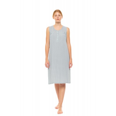 S1481 - Type - NIGHTGOWN CLASSIC FOREST GREEN GEO- (S1481)