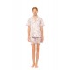 S1484_S - Type - PYJAMA BUTTONED SHORT PANTS FLORAL ROSE- (S1484_S)