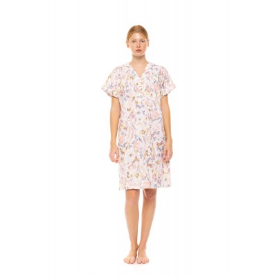 S1489 - Type - NIGHTGOWN FLORAL ROSE- (S1489)