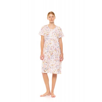 S1492 - Type - NIGHTGOWN CLASSIC FLORAL ROSE- (S1492)