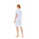 S1496 - Type - NIGHTGOWN ICE BLUE FLEUR- (S1496) S1496 - Type - NIGHTGOWN ICE BLUE FLEUR- (S1496)