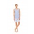 S1497 - Type - PYJAMA SHORTS ICE BLUE FLEUR- (S1497)