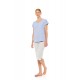 S1503 - Type - PYJAMA CAPRI PASTEL LEOPARD- (S1503) S1503 - Type - PYJAMA CAPRI PASTEL LEOPARD- (S1503)