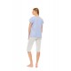 S1503 - Type - PYJAMA CAPRI PASTEL LEOPARD- (S1503) S1503 - Type - PYJAMA CAPRI PASTEL LEOPARD- (S1503)