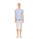 S1503 - Type - PYJAMA CAPRI PASTEL LEOPARD- (S1503) S1503 - Type - PYJAMA CAPRI PASTEL LEOPARD- (S1503)