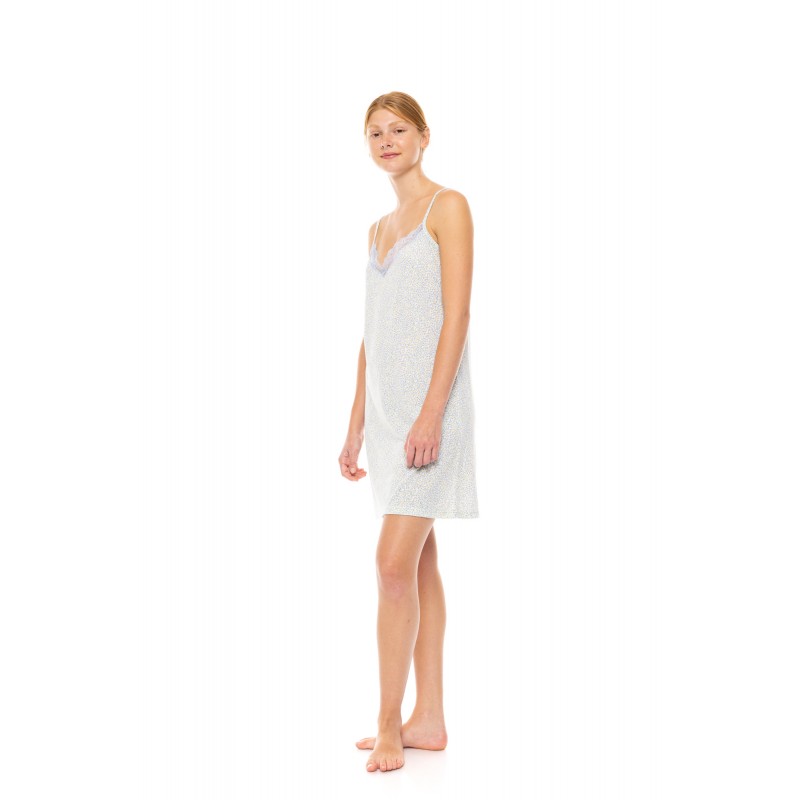 S1505 - Type - NIGHTGOWN PASTEL LEOPARD- (S1505)