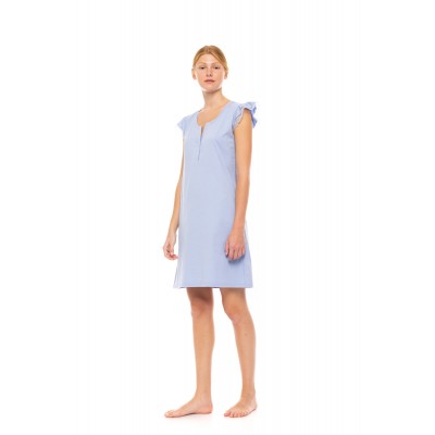 S1511 - Blue Cloud - NIGHTGOWN PASTEL SOLID- (S1511)