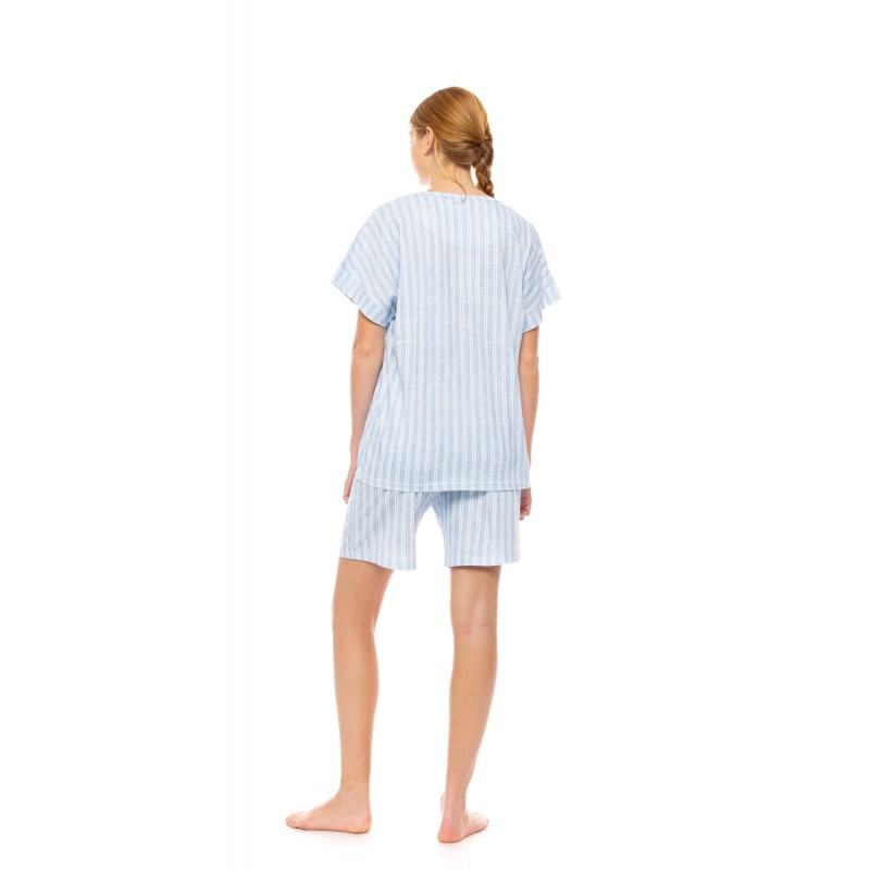 S1518 - Type - PYJAMA SHORTS NORDIC STRIPE- (S1518) S1518 - Type - PYJAMA SHORTS NORDIC STRIPE- (S1518)