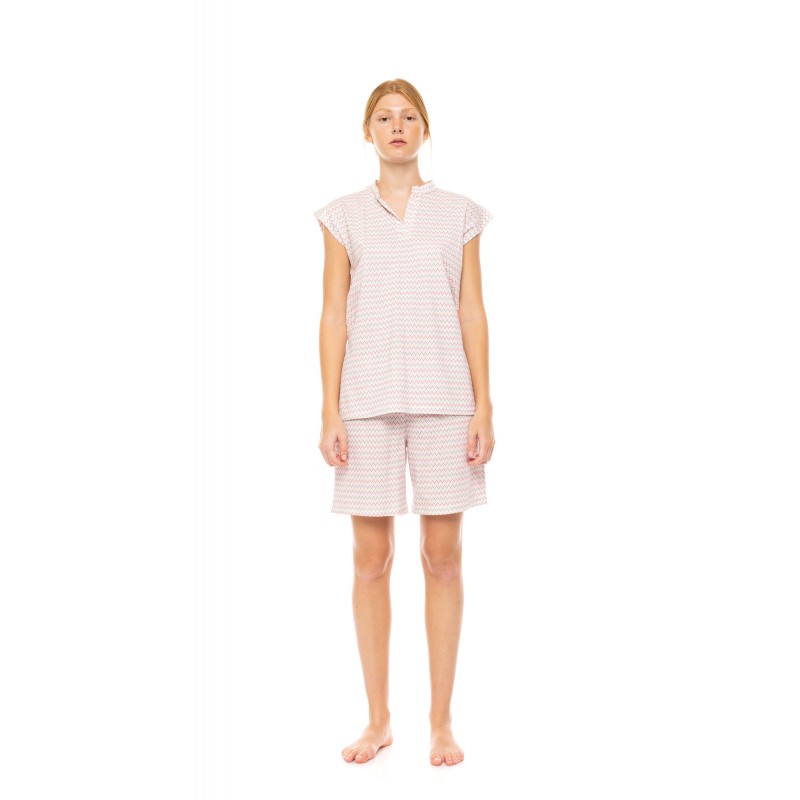 S1524 - Type - PYJAMA SHORTS SUNSET GEO- (S1524) S1524 - Type - PYJAMA SHORTS SUNSET GEO- (S1524)