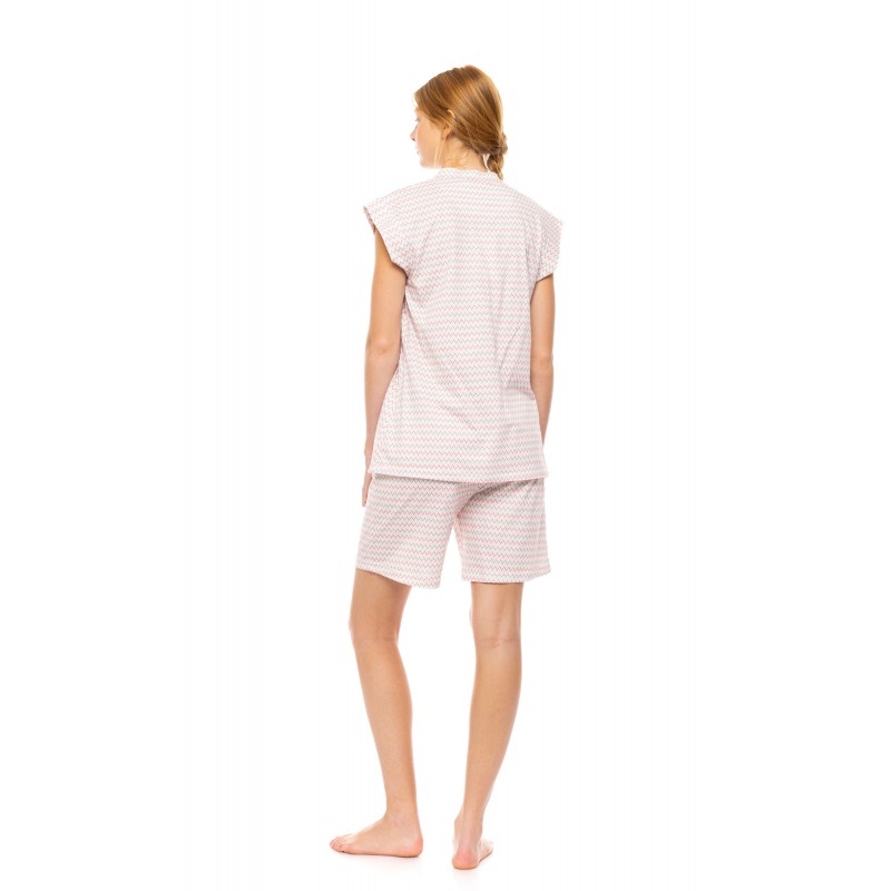 S1524 - Type - PYJAMA SHORTS SUNSET GEO- (S1524) S1524 - Type - PYJAMA SHORTS SUNSET GEO- (S1524)