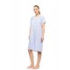 S1541 - Type - NIGHTGOWN CLASSIC ICE BLUE FLEUR- (S1541)