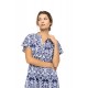 S1552 - Type - NIGHTGOWN BUTTONED BLUE TROPICAL- (S1552) S1552 - Type - NIGHTGOWN BUTTONED BLUE TROPICAL- (S1552)