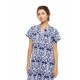 S1552 - Type - NIGHTGOWN BUTTONED BLUE TROPICAL- (S1552) S1552 - Type - NIGHTGOWN BUTTONED BLUE TROPICAL- (S1552)